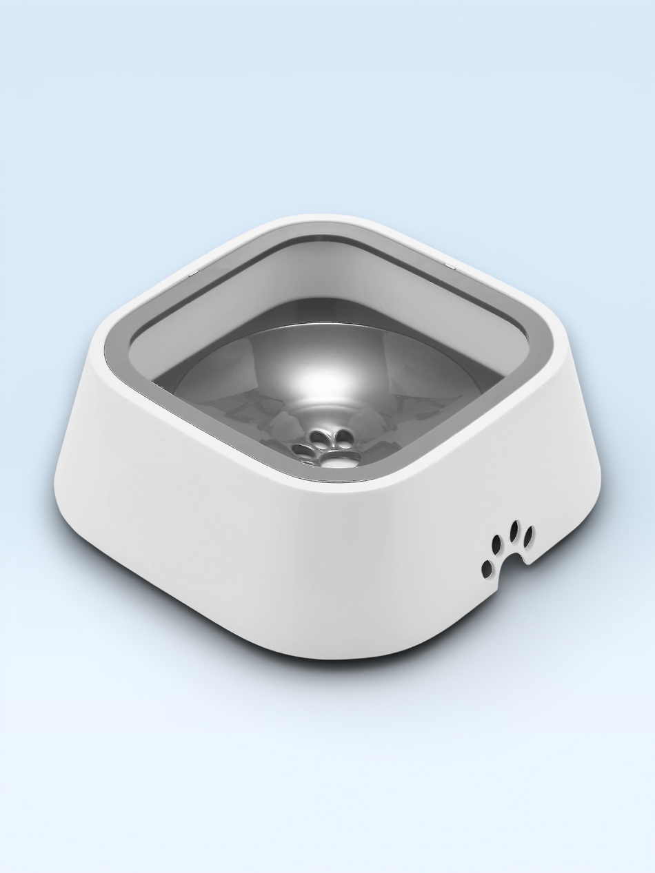 Anti-Splash Pet Floating Water Bowl – Non-Slip Slow Feeder & Water Dispenser
