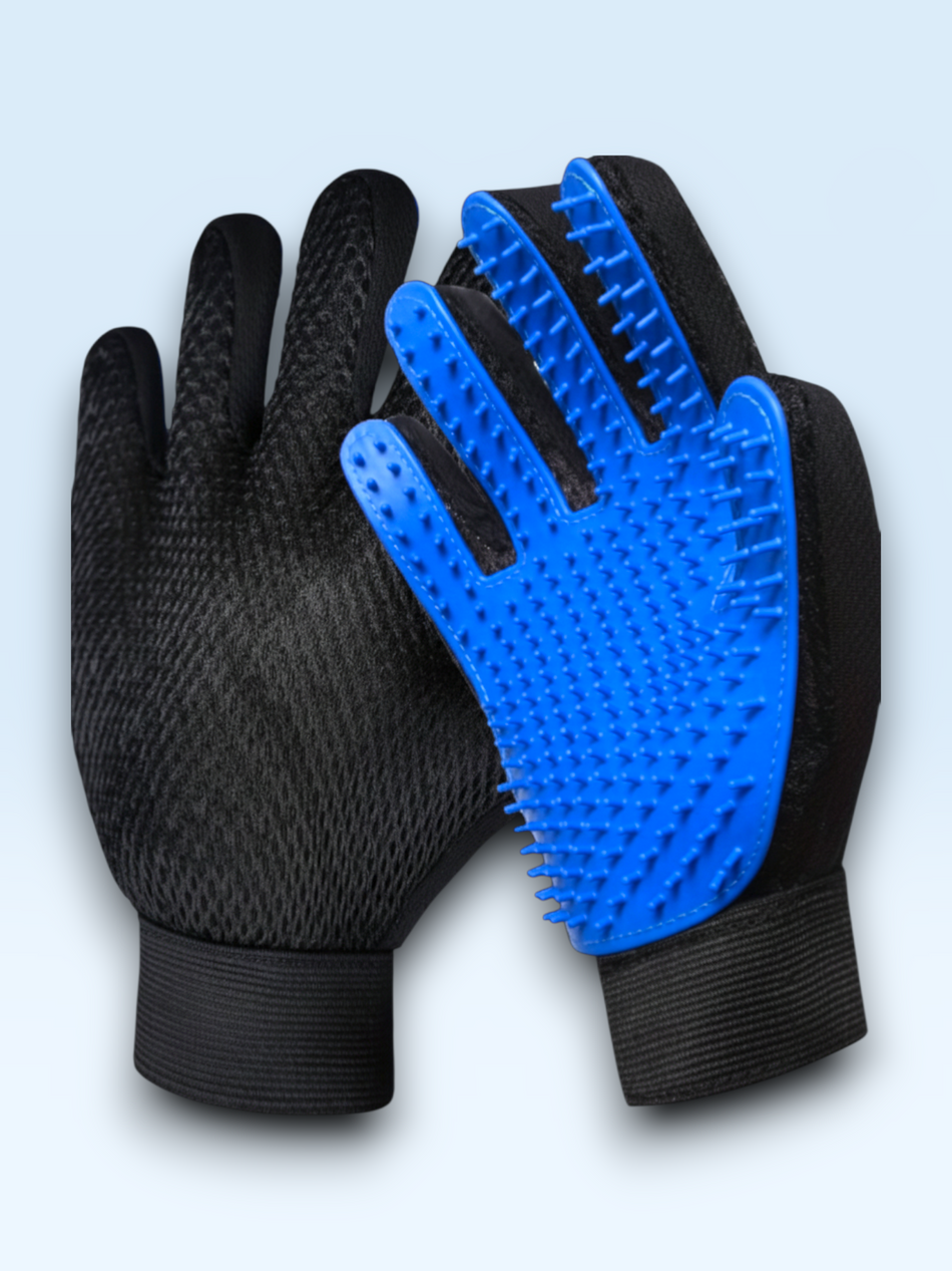 2-Piece Pet Grooming Gloves